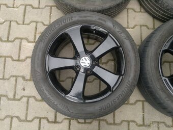 Elektrony Sharan Black 5x112 r17, letne pneu. 225/50 R17 - 3