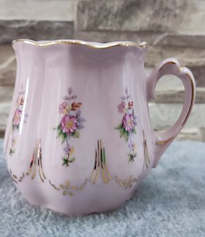Růžový porcelán, 2 hrníčky, Chodov - 3