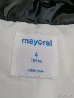 Čierny lesklá zimná bunda Mayoral 104 - 3