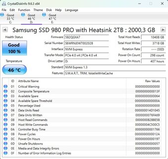 Samsung 980 PRO 2TB, M.2 2280, NVMe - 3