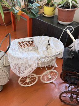 Vintage kociky pre babiky (prutene) - 3