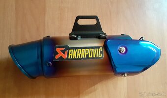 Na predaj ladený, nový, športový nerezový výfuk na motorku - 3