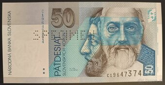 Slovenské bankovky rok 1993 - 1995 , Bankové vzory - 3