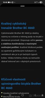 Cyklistický trenažér Brother BC4660 - 3