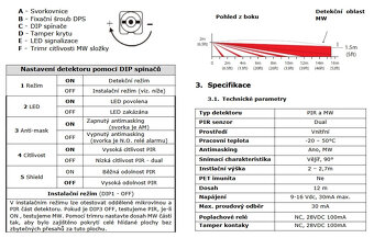 ⚡️ detektor Paradox MW+PIR 525DM (ANTIMASKING) ⚡️ - 3