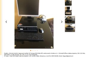 Predám repasovaný PC HP Compaq 8200 Elite SFF za 60 eur - 3