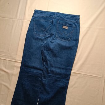 Wrangler džínsy regular body bootcut modré W33 L34 - 3