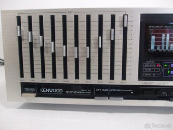 2x10 pasmovy equalizer KENWOOD GE-44 strieborny vyroba Japan - 3