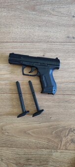 AK celokov AEG zn. CYMA, pištoľ P99 CO2 + výstroj - 3