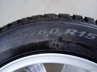 Škoda Rapid , Fabia 15"5x100 ET 38...185/60R15 1kus komplet - 3