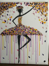 🎨 Ručne maľovaný obraz 40 × 50 cm – akryl na plátne - 3