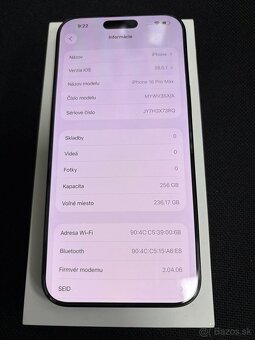 Apple iPhone 16 Pro Max Black 256GB - 3