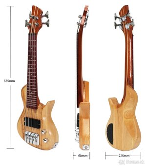 Elektricka mini basova gitara Batking - 3