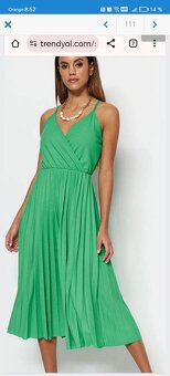 Zelené šaty uni - 3