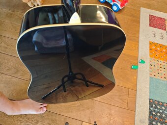 Predám akustickú gitaru Stagg SW203BK – čierna, dreadnought - 3