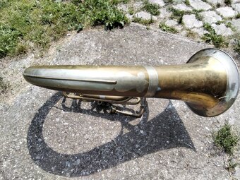 Dychový nástroj Heligon Tuba historický - 3