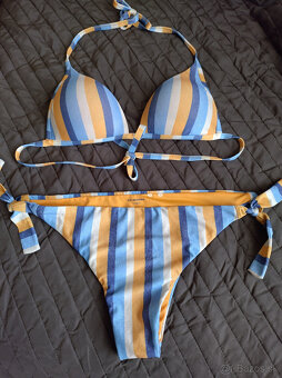 Calzedonia trblietave pasikave bikini - 3