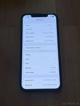 Predám Apple IPhone 12 PRO MAX 128GB Blue Stav Nového - 3