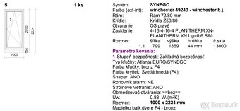 Predám balkonové okno - 3