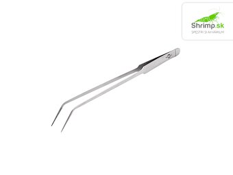 Nožnice zahnuté pružinové + AQT Pinzeta zakrivená - 16 cm - 3