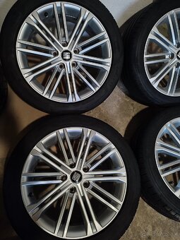 Letne pneumatiky 225/40 R17 na Original SEAT diskoch - 3