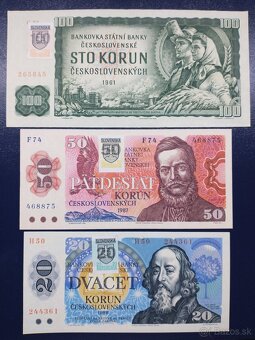 bankovky ČSSR kolok SK - 3