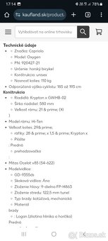MTB horský bicykel 29" xl 21. Capriolo oxygen - 3