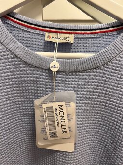 Moncler sveter XXL — nový s visačkami, svetlomodrý - 3