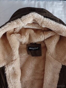 Teplučká zimná predĺžená bunda v.XL - 3