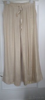 predám extravagantný komplet ľanové nohavice + dlhý sveter - 3