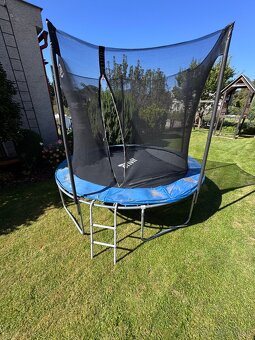 trampolína so sieťou a rebríkom - 3