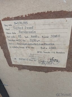 GRAFIKY KOŠÍC LITVAJ OBRAZ GAJDOS RELIKVIAR MLYNCEKY BÁBKY - 3