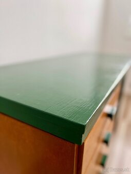 Retro písací stôl – veľmi dobrý stav - 3