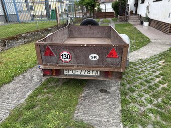 Predám prívesný vozík s TP a SPZ - 3