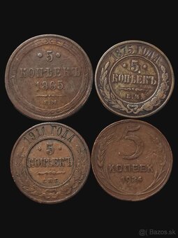 Medené mince Ruska - 3