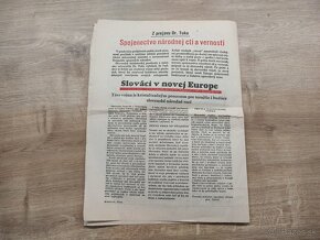 propagačné noviny Slovenský štát 1942 - 3