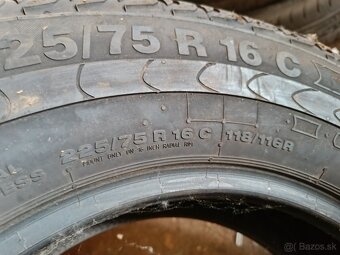 Letné pneumatiky 225/75 R16C Continental 2ks - 3