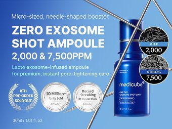 Medicube One Day Exosome Shot Pore Ampoule 2000 - 3