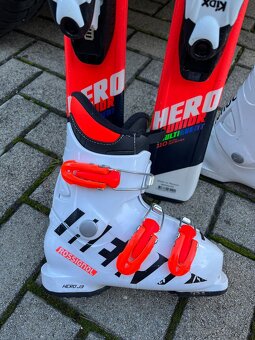 Lyže Rossignol Hero junior 110cm + lyžiarky 20,5 - 3
