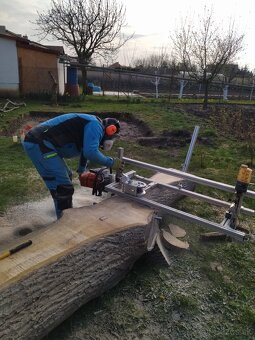 Predám systém na pílenie kmeňov na fošne - 3