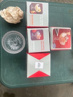 Retro zmrzlinovy pohár, kryštál - 3