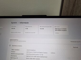 Herný Asus TUF Gaming A15 RTX 4060 - 3