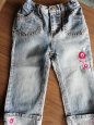 Rifľové dievčenské krátke nohavice - 3