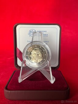 Pamatna 2€ minca Slovensko 2021 Dubcek PROOF - 3