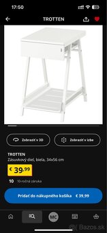 Stolík na počítač TROTTEN - 3