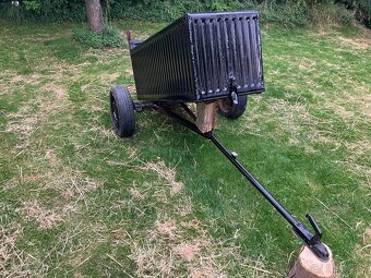 Sklápací prívesný vozík za štvorkolku či traktor. - 3