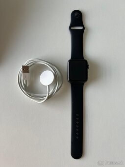 Apple watch 3 42mm (baterka 90%) + kábel, krabica - 3