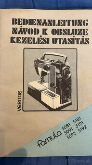 Šijací stroj Veritas - 3