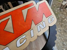 KTM RACING 3D Drevený Obraz - 3