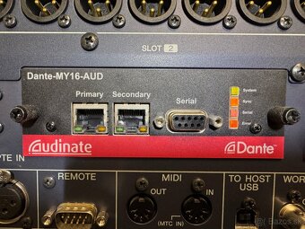 DANTE MY16 AUD  AUDINATE KARTA pre YAMAHA Digitálny MIX - 3